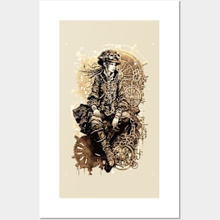 Steampunk Woman - V1.01 Posters and Art